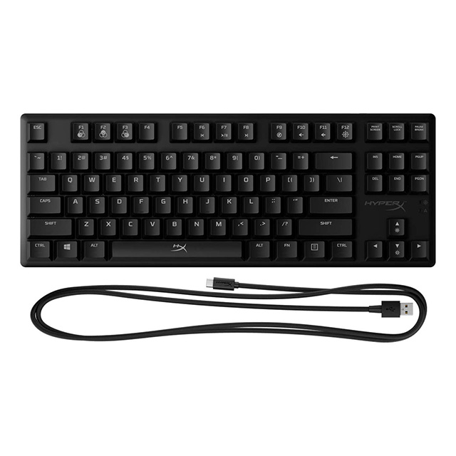 Teclado Mecánico HyperX Alloy Origins Core TKL, Switches Red (Linear), Ingles, HX-KB7RDX-US