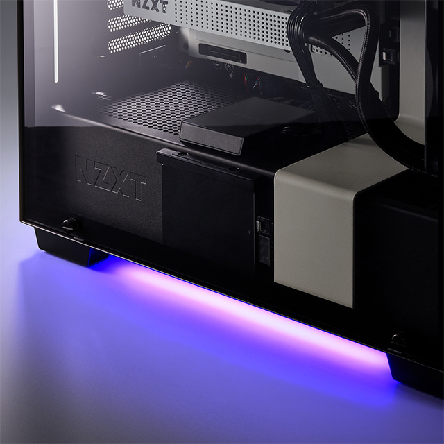 Kit de Iluminacion NZXT HUE 2 Led Strips RGB Mediano, AH-2UGKK-A1