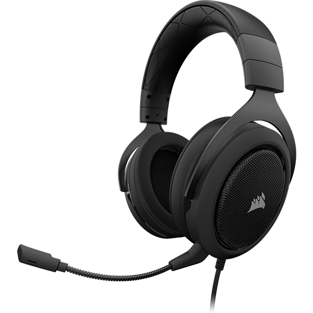 Diadema Corsair HS60 PRO Carbon, Alámbrico, USB, 3.5mm, PC, PS4, Xbox One, Nintendo Switch, Mobile Devices, 7.1 Surround - CA-9011213-NA