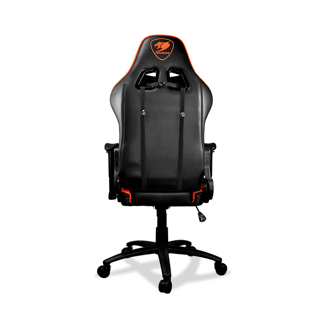 Silla Gamer Cougar Armor One, Vinil, Reclinable, 4D, Negro/Naranja