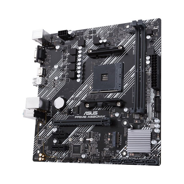 Tarjeta Madre Asus Prime A520M-K, Micro ATX, AM4, DDR4 4600Mhz, M.2