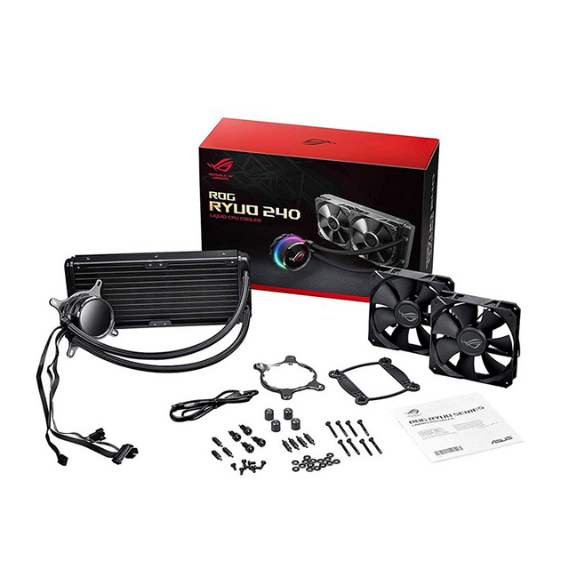 Enfriamiento Liquido Asus ROG Strix Ryuo 240, Pantalla OLED, 240mm, Aura Sync, RGB - ROG RYUO 240