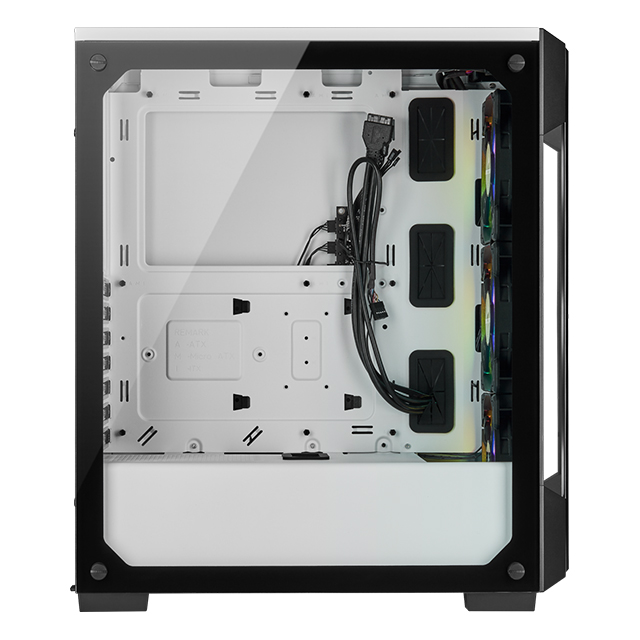 Gabinete Corsair Icue 220T RGB Blanco, Cristal Templado, 3 Ventiladores SP120 RGB PRO, ATX - CC-9011191-WW