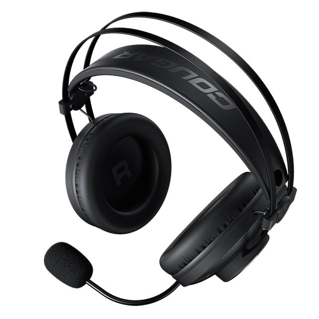 Diadema Cougar Immersa Essential Negro, Alámbrico, 3.5mm, PC, PS4, Xbox One, Switch, Mobile, Stereo, 3H350P40B.0001