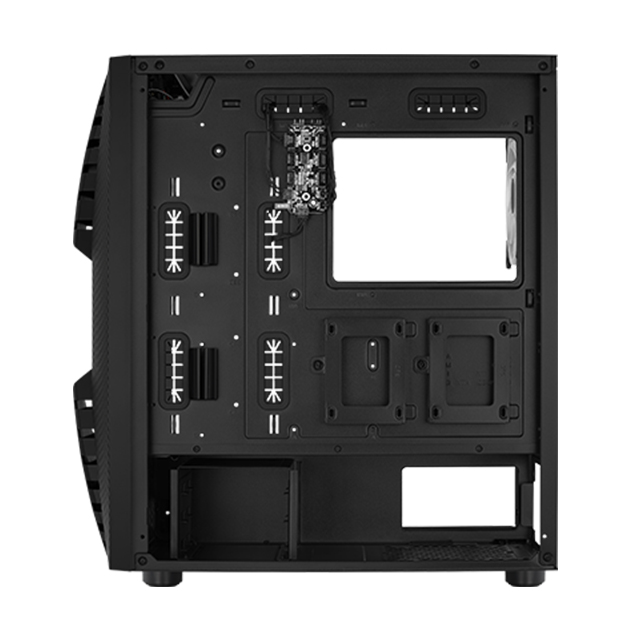 Gabinete ThunderX3 Cronus, Cristal Templado, 1 Ventilador ARGB, E-ATX - Cronus-G-BK-v1