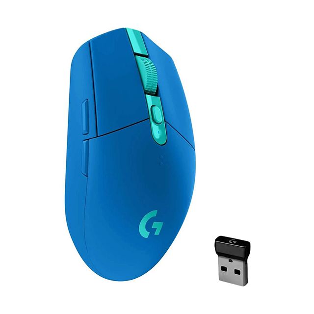 Mouse Logitech G305 Lightspeed, Azul, Inalámbrico, 12,000 DPI - 910-006013