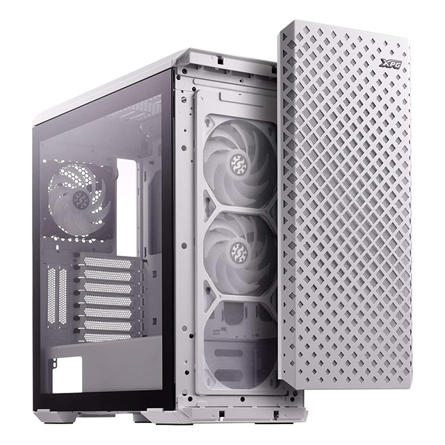 Gabinete XPG Defender Pro Blanco, Cristal Templado, 3 Ventiladores ARGB, Soporte GPU Vertical, ATX - DEFENDER PRO-WHCWW