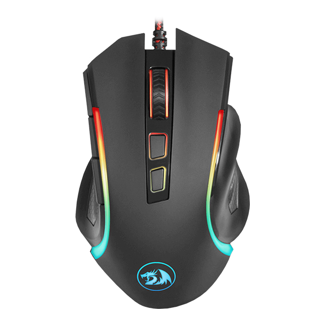 Mouse Gamer Redragon Griffin M607 RGB, Alámbrico, 7,200 DPI, 7 Botones Progamables, Pixart 3212 óptico