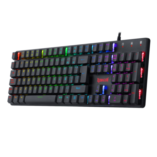 Teclado Mecanico Redragon Shrapnel K589-RGB-SP, Switches Redragon Blue, Español