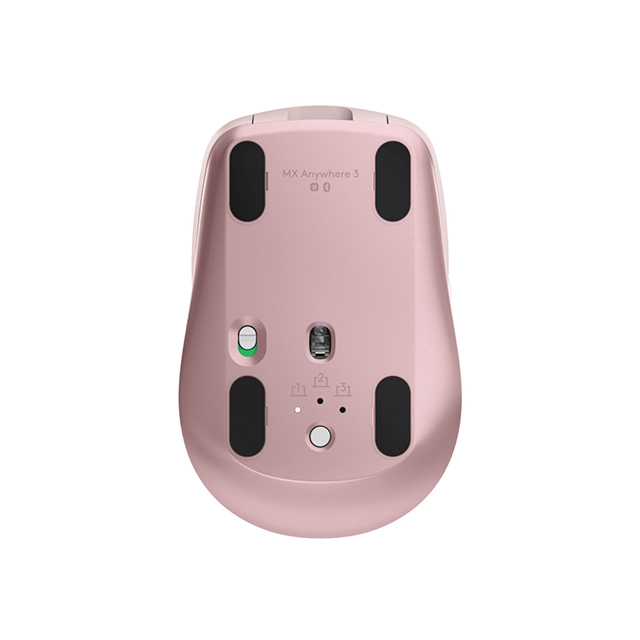 Mouse Logitech MX Anywhere 3 Rosado, Inalámbrico, 6 Botones, 4,000 DPI - 910-005994