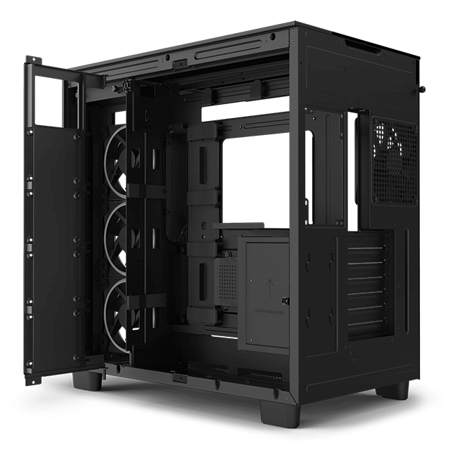 Gabinete NZXT H9 Elite Negro, ATX, Cristal Templado, 3 Ventiladores RGB, 1 Ventilador sin RGB - CM-H91EB-01