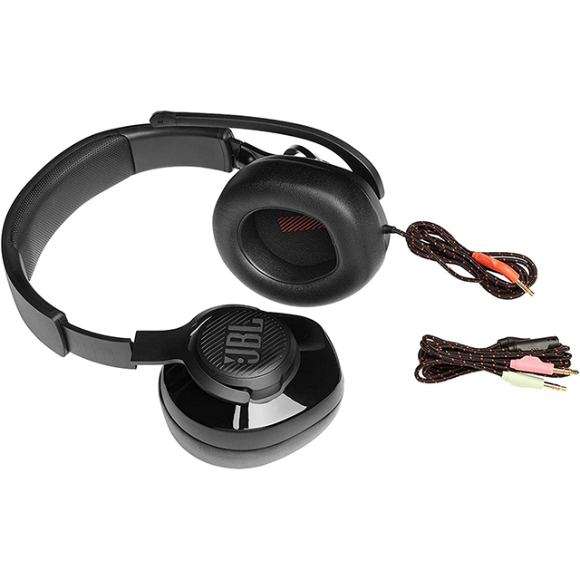 Diadema JBL Quantum 200 Negros / Alámbrico / 3.5mm / PC / Mac / PS4 / PS5 / Xbox One / Xbox Series X|S / Switch - JBLQUANTUM200BLKAM