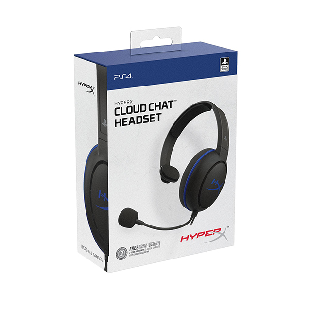 Diadema HyperX CloudX Chat, Alámbrico, 3.5mm, PS4, Stereo, HX-HSCCHS-BK/AM, 4P5J3AA 