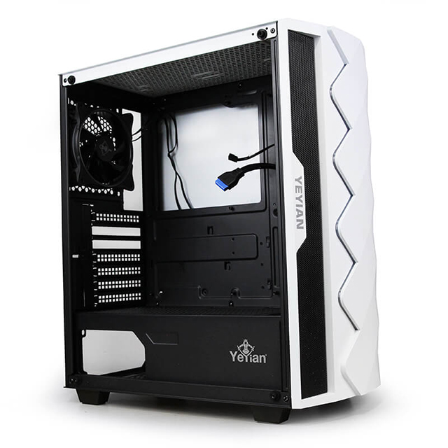 Gabinete Yeyian Abyss 2500, Blanco, ATX, Cristal Templado, 3 Ventiladores ARGB, YGA-49702