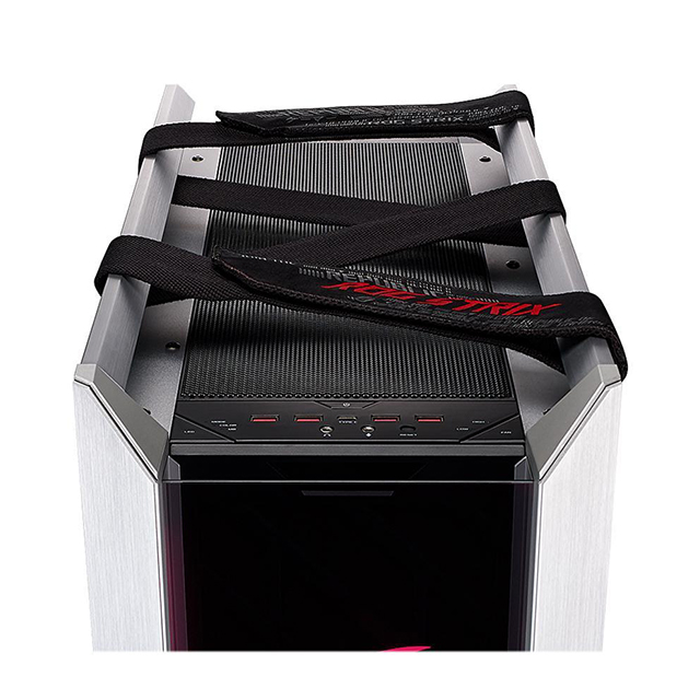 Gabinete Asus ROG Strix GX601 Helios White Edition, E-ATX, Cristal Templado, Aura Sync, RGB