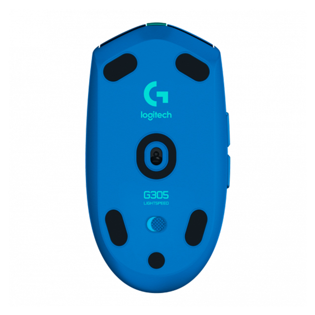 Mouse Logitech G305 Lightspeed, Azul, Inalámbrico, 12,000 DPI - 910-006013