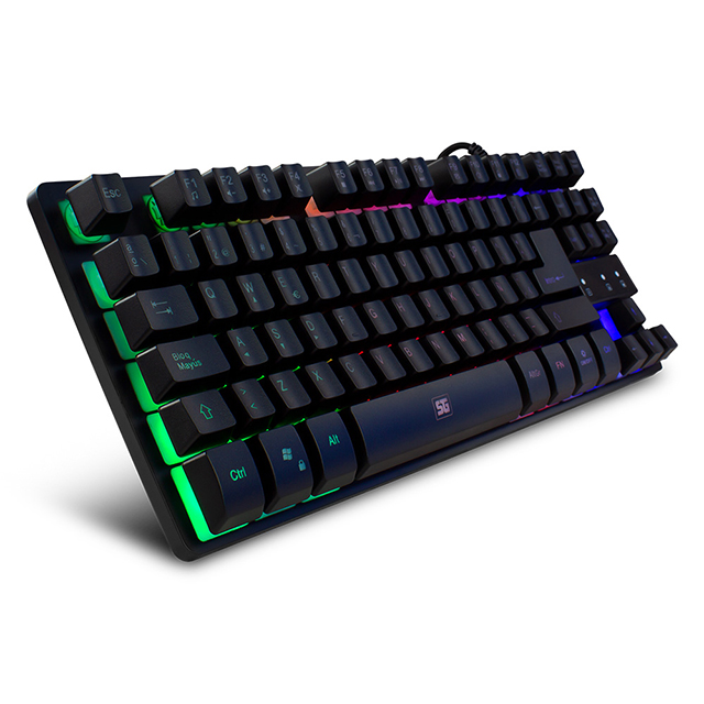 Teclado de Membrana Vorago Start The Game KB-503 TKL | Iluminacion RGB | Español