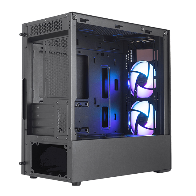 Gabinete Cooler Master MasterBox MB320L ARGB, Micro-ATX Cristal Templado, 2 Ventiladores - MCB-B320L-KGNN-S02