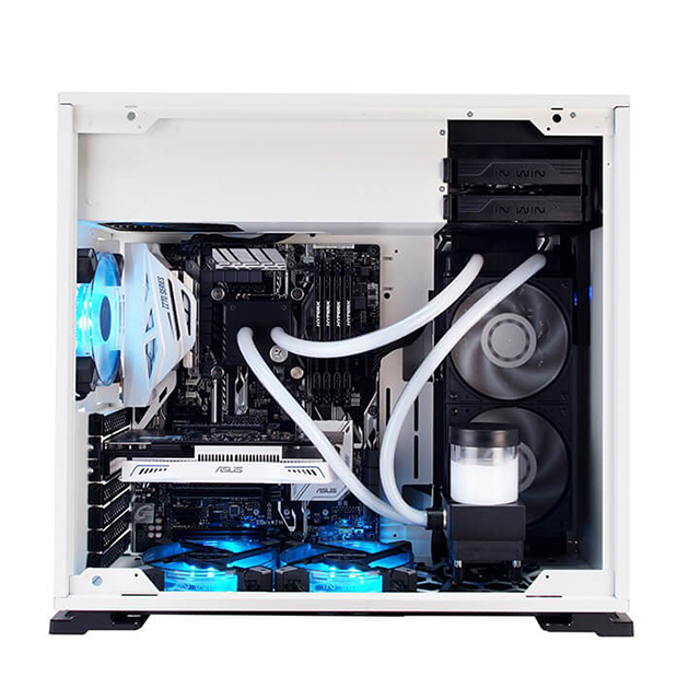 Gabinete In Win 101 Mid Tower Blanco, ATX, Cristal Templado, 101 WHITE