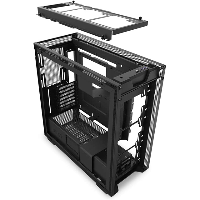 Gabinete NZXT H710 Negro, ATX, Cristal Templado, 2 Ventiladores - CA-H710B-B1