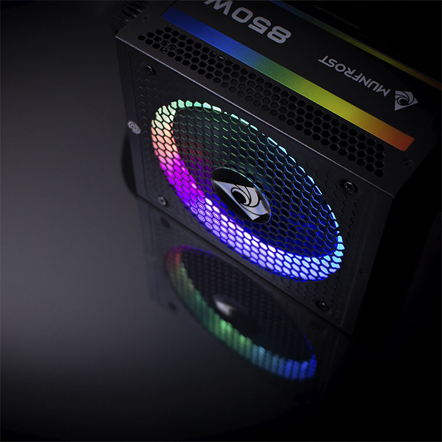 Fuente de Poder Munfrost Power Box RGB-550, 550w, 80 Plus Gold