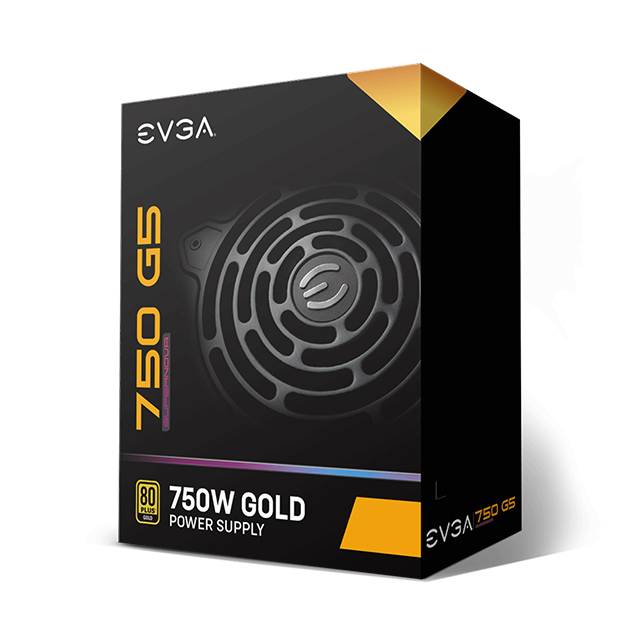 Fuente de Poder EVGA Supernova 750 G5, 750W 80 Plus Gold, Modular - 220-G5-0750-X1