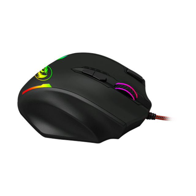 Mouse Gamer Redragon Impact M908, Alámbrico, 12,400 DPI, 18 Botones Progamables, Pixart 3327 óptico