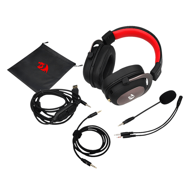 Diadema Gamer Redragon Zeus2 , USB, 3.5mm, 7.1 Virtual, PC / Nintendo Switch / Xbox / PS5 / Smartphones - H510