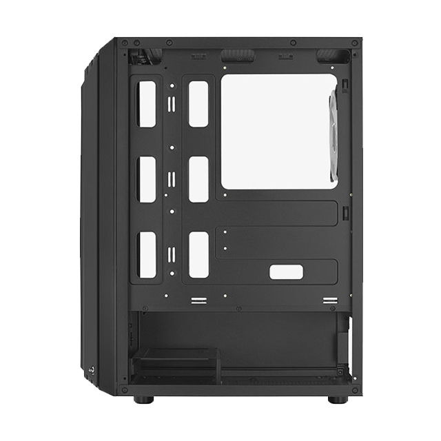 Gabinete Aerocool Bionic-G-BK-V2, Cristal Templado, 1 Ventilador RGB, ATX - 4710562758672