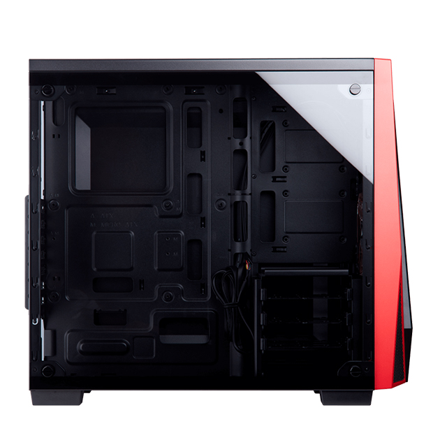 Gabinete Corsair Carbide Series Spec-04 Negro/Rojo, Cristal Templado, 1 Ventilador, ATX - CC-9011117-WW