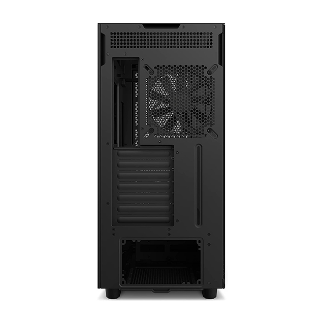 Gabinete NZXT H7 Flow Negro, E-ATX, Cristal Templado, 2 Ventiladores F Quiet 120mm, Soporte GPU Vertical - CM-H71FB-01