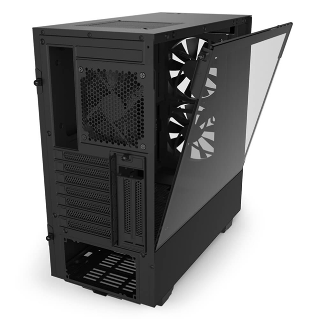 Gabinete NZXT H510 Elite Negro, ATX, Cristal Templado, 4 Ventiladores - CA-H510E-B1