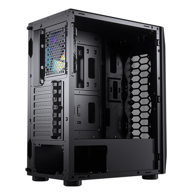 Gabinete Cougar MX410-T, ATX, Cristal Templado, 1 Ventiladores ARGB - CGR-5VM6B-T, 385VM60.0003