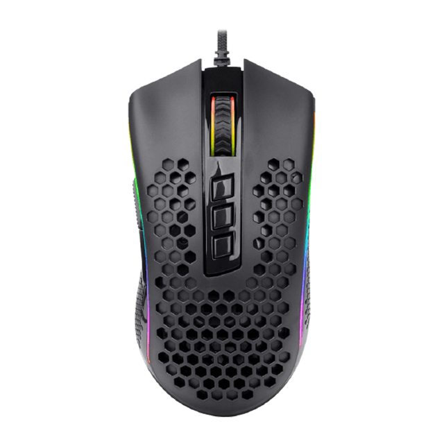 Mouse Gamer Redragon Storm Elite M988-RGB, Alámbrico, 16,000 DPI, 8 Botones Progamables, Pixart 3389 óptico