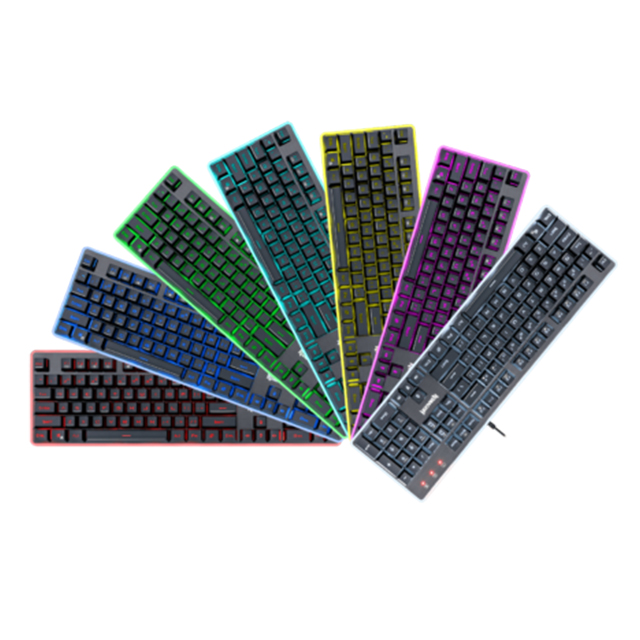 Teclado Membrana Redragon DYAUS2 K509RGB-SP, 7 Colores, Español - K509RGB-SP - 8800-0058 