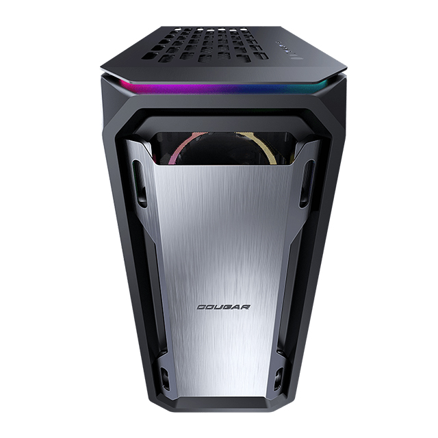 Gabinete Cougar MX670 RGB, Cristal Templado, 3 Ventiladores ARGB, Sporte GPU Vertical, ATX - 385UM60.0001