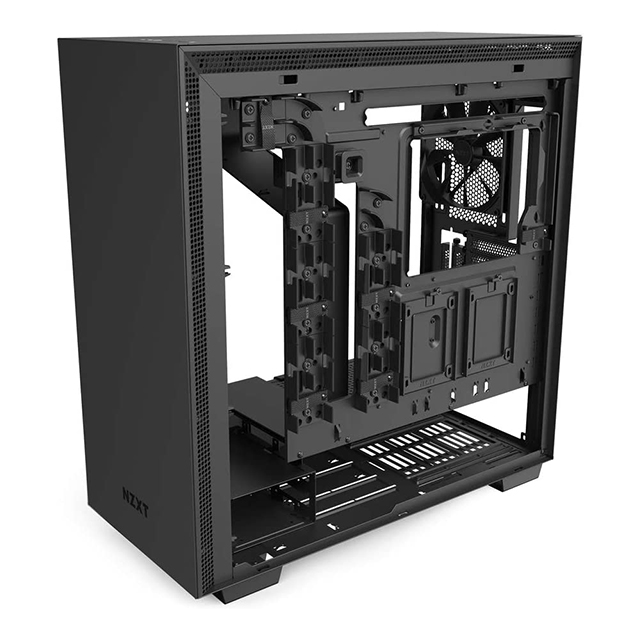 Gabinete NZXT H710 Negro, ATX, Cristal Templado, 2 Ventiladores - CA-H710B-B1