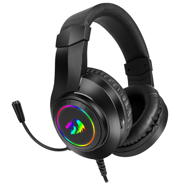 Diadema Gamer Redragon Hylas Negro H260-RGB / 3.5mm + USB / PC / - 8800-0109