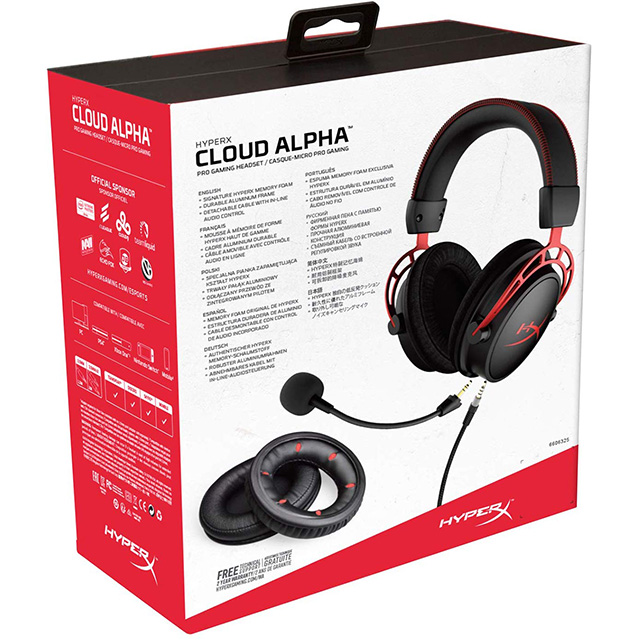 Diadema HyperX Cloud Alpha, Alámbrico, 3.5mm, PC,PS4, Xbox One, Nintendo Switch, Mobile Devices, Stereo - HX-HSCA-RD/AM