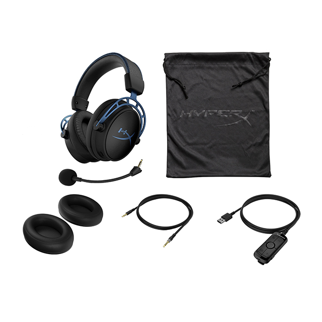 Diadema HyperX Cloud Alpha S Azul, Alámbrico, USB, 3.5mm, PC, PS4, Stereo, 7.1 Surround - HX-HSCAS-BL/WW