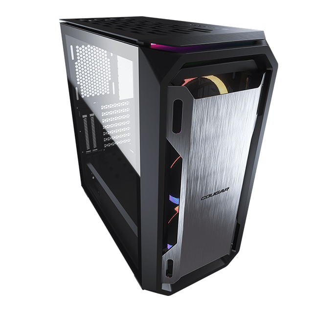 Gabinete Cougar MX670 RGB, Cristal Templado, 3 Ventiladores ARGB, Sporte GPU Vertical, ATX - 385UM60.0001