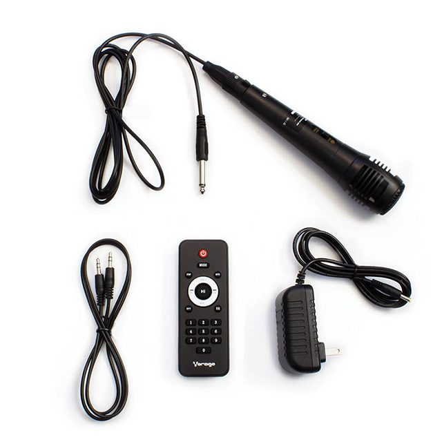 Bocina Karaoke Vorago KSP-300 | 1 Microfono | USB | SD | 3.5mm | Bluetooth