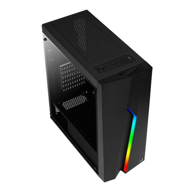 Gabinete Aerocool Bolt RGB, Panel de Acrilico, 1 Ventilador, ATX - 4718009156326