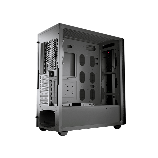 Gabinete Cougar Gemini S Iron Gray (2020) ARGB, Soporte GPU Vertical, Cristal Templado, 1 Ventilador, E-ATX - 385BMBP.0001