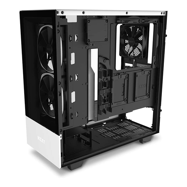 Gabinete NZXT H510 Elite Blanco, ATX, Cristal Templado, 4 Ventiladores - CA-H510E-W1