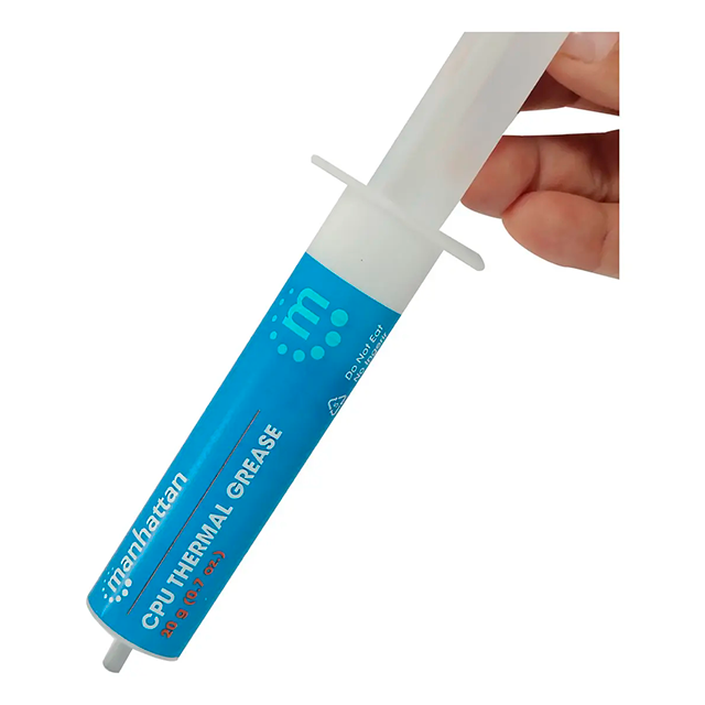 Pasta Térmica Manhattan 140065, 20 g, color gris, conductividad térmica – 140065