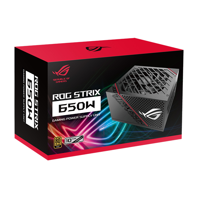 Fuente de Poder Asus ROG Strix 650G 650W 80 Plus Gold - ROG-STRIX-650G