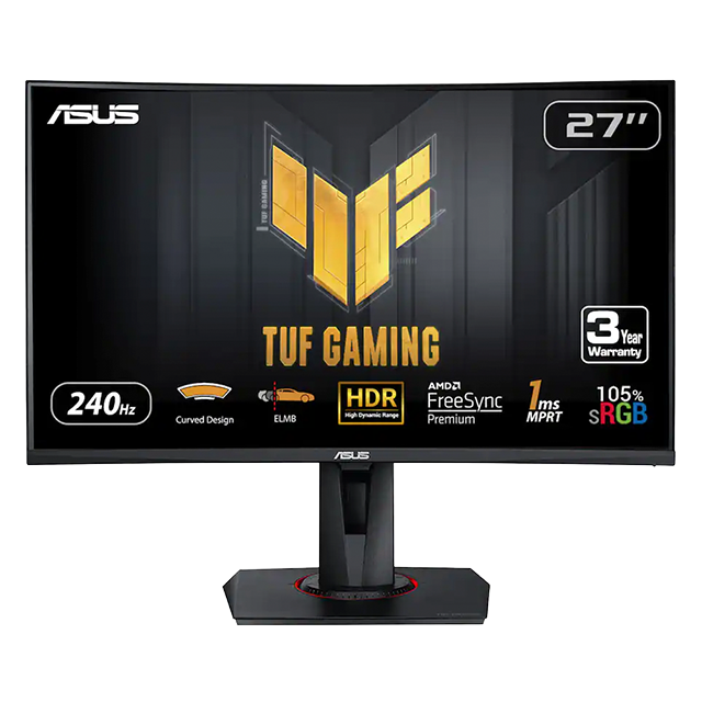 Monitor ASUS TUF Gaming VG27VQMY, 27", Full HD 1920 x 1080, 240 Hz, Panel VA, HDMI / DisplayPort 