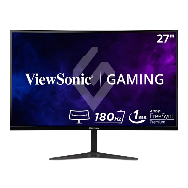 Monitor ViewSonic VX2718-2KPC-MHD, 27 Pulgadas, Curvo 1500R, WQHD 2560 x 1440, 165 Hz, 1 ms, HDMI / DisplayPort – MNL-2069