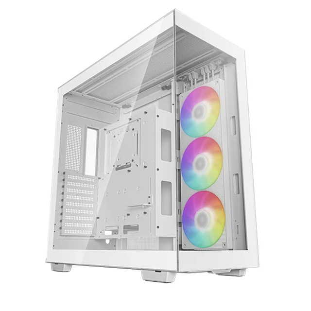 Gabinete DeepCool CH780 WH, Full Tower, 1 Ventilador x 420mm (3 en 1), E-ATX, Blanco - R-CH780-WH